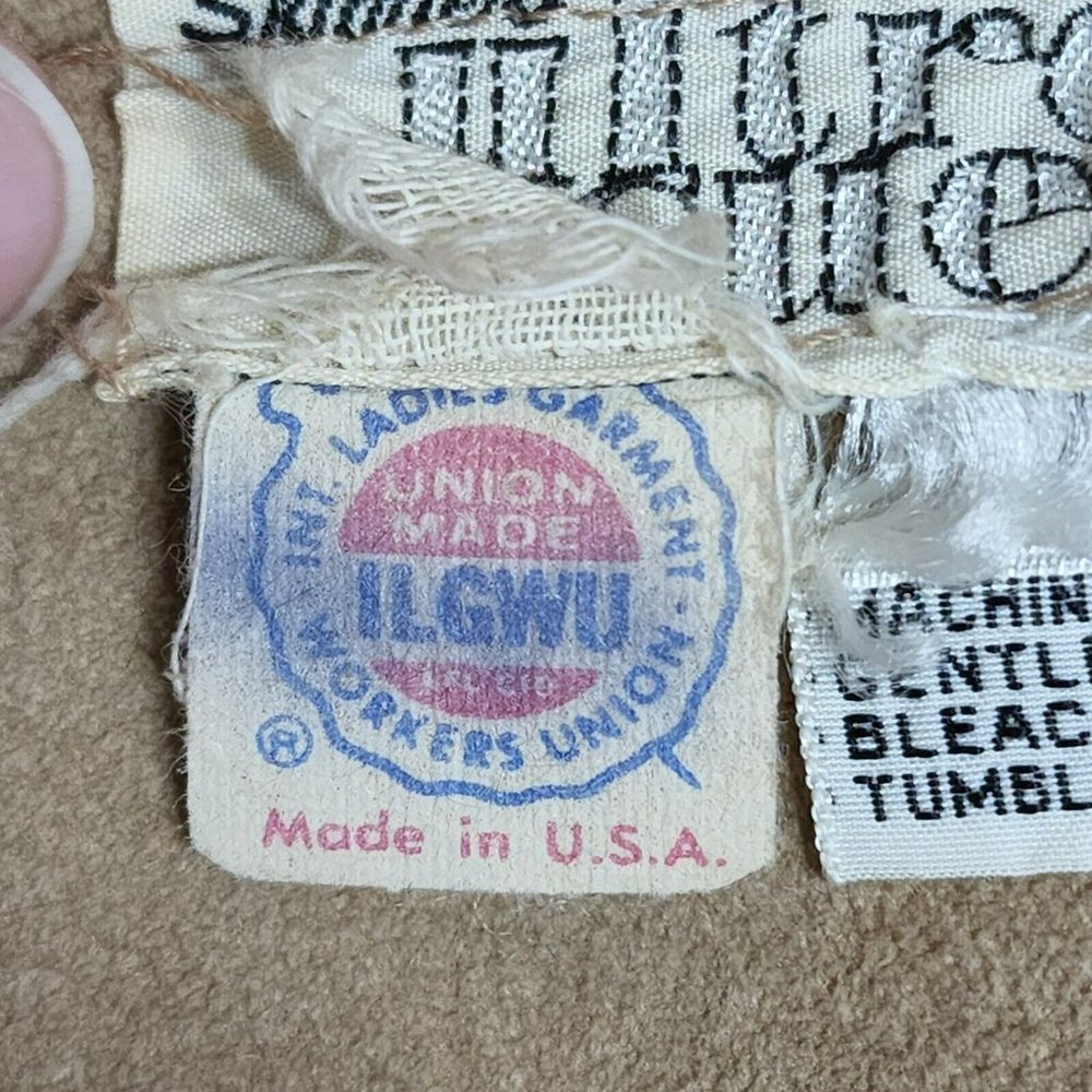Vintage Skinner Ultra Suede Dress Made in U.S.A. Union Tag - Picture 5 of 5